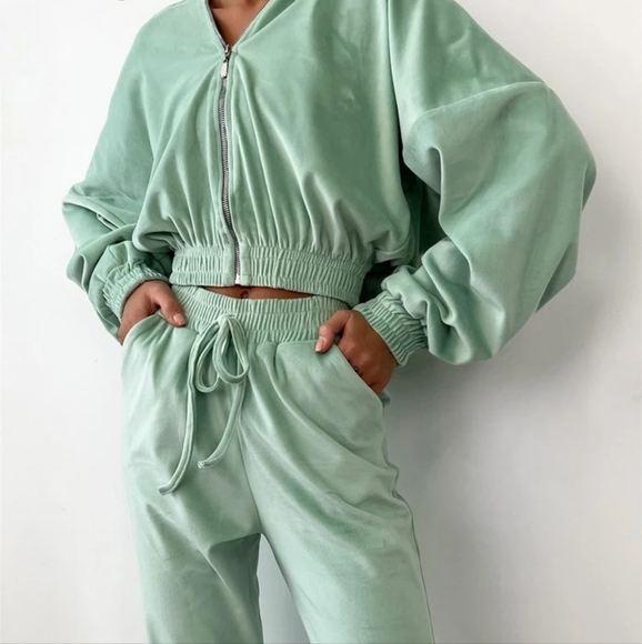 Pants - Fall and Winter 2024 hot fashion set zipper hoodie Drawstring Tracksuit Trouser